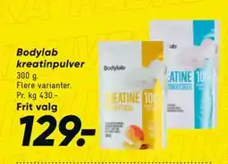 Bilka Bodylab kreatinpulver tilbud