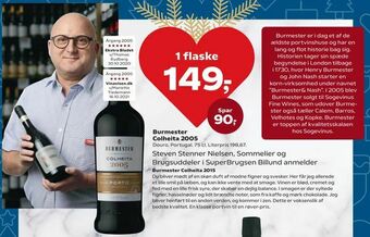 SuperBrugsen Burmester Colheita 2005 tilbud