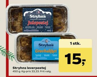 SuperBrugsen Stryhns leverpostej tilbud