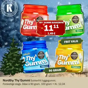 Købmandsgården Nordthy Thy'Gummi tilbud