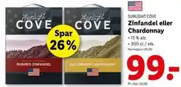 Lidl Zinfandel eller Chardonnay tilbud