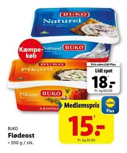 Lidl Flødeost tilbud