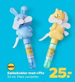 Netto Sæbebobler med vifte tilbud