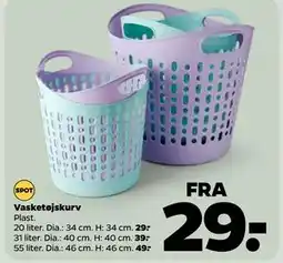 Netto Vasketøjskurv tilbud