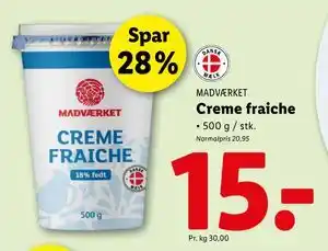 Lidl Creme fraiche tilbud