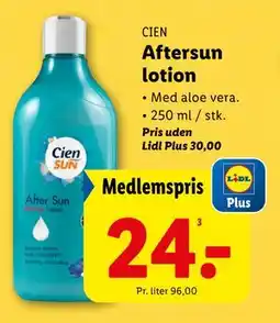Lidl Aftersun lotion tilbud