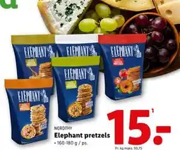 Elephant pretzels