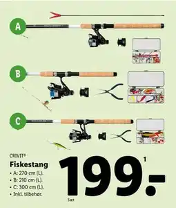 Lidl Fiskestang tilbud