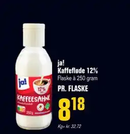 Otto Duborg ja! Kaffefløde 12% tilbud