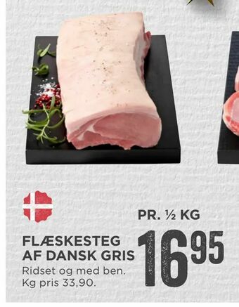 MENY Flæskesteg af dansk gris tilbud
