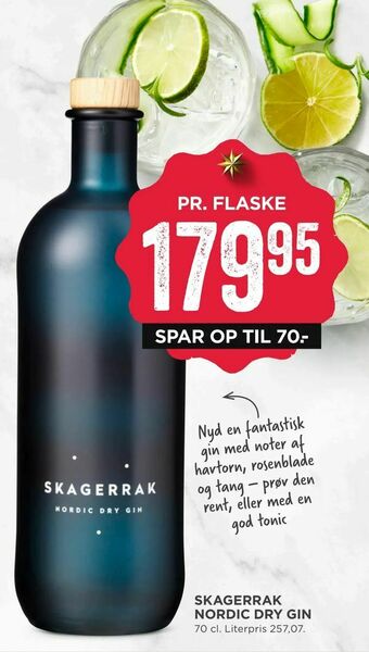 MENY Skagerrak nordic dry gin tilbud