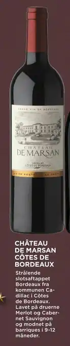 MENY Château de marsan côtes de bordeaux tilbud