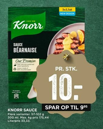 MENY Knorr sauce tilbud
