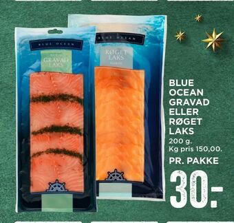 MENY Blue ocean gravad eller røget laks tilbud