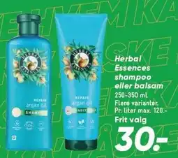 Bilka Herbal Essences eller balsam tilbud