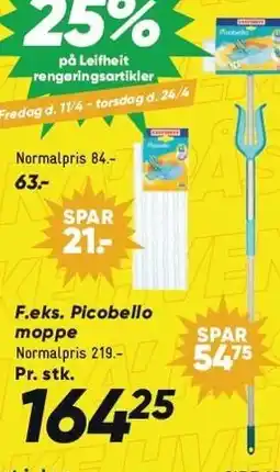 Spar 25% på Leifheit rengøringsartikler