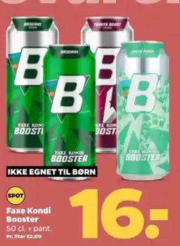 Netto Faxe Kondi Booster tilbud