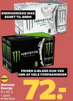 Netto MONSTER ENERGY tilbud