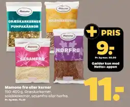 Netto Mamone frø eller kerner tilbud