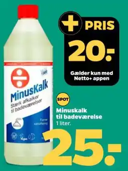 Minuskalk til badeværelse 1 liter.