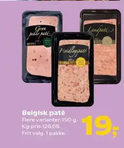 SuperBrugsen Belgisk paté tilbud