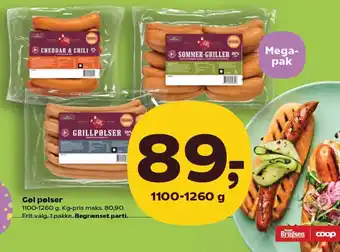 SuperBrugsen Gøl pølser tilbud