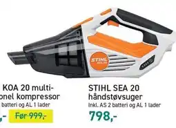 Johannes Fog Stihl SEA 20 håndstøvsuger tilbud