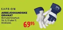jem & fix ARBEJDSHANDSKE GRANAT tilbud