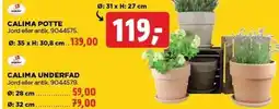 jem & fix CALIMA POTTE ELLER CALIMA UNDERFAD tilbud