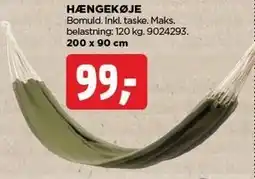 jem & fix HÆNGEKØJE tilbud