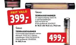 jem & fix GRAD TERRASSEVARMER tilbud