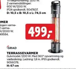 jem & fix GRAD TERRASSEVARMER tilbud