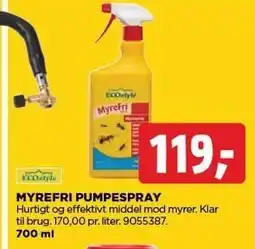 jem & fix ECOSTYLE MYREFRI PUMPESPRAY tilbud