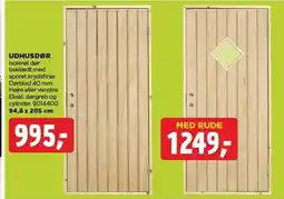 jem & fix UDHUSDØR tilbud