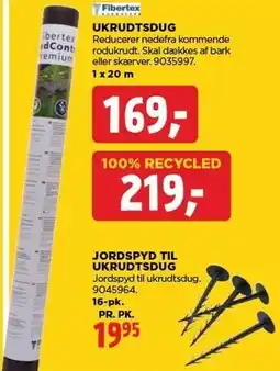 jem & fix UKRUDTSDUG ELLER JORDSPYD TIL UKRUDTSDUG tilbud