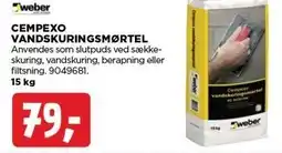 jem & fix CEMPEXO VANDSKURINGSMØRTEL tilbud