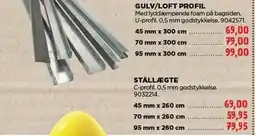 jem & fix GULV/LOFT PROFIL ELLER STÅLLÆGTE tilbud