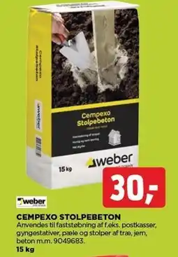 jem & fix CEMPEXO STOLPEBETON tilbud