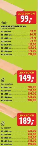 jem & fix MASSIVE HYLDER 18 MM tilbud