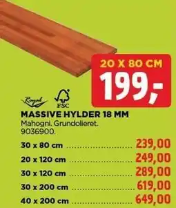 jem & fix MASSIVE HYLDER 18 MM tilbud
