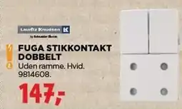 jem & fix FUGA STIKKONTAKT DOBBELT tilbud