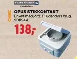 jem & fix OPUS STIKKONTAKT tilbud