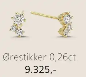 Vibholm Ørestikker 0,26ct tilbud
