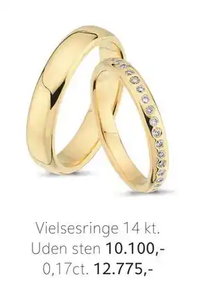 Vibholm Vielsesringe 14 kt tilbud