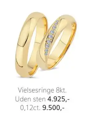 Vibholm Vielsesringe 8kt tilbud