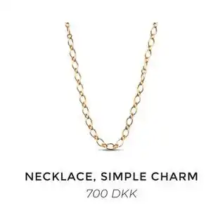 Vibholm NECKLACE, SIMPLE CHARM tilbud