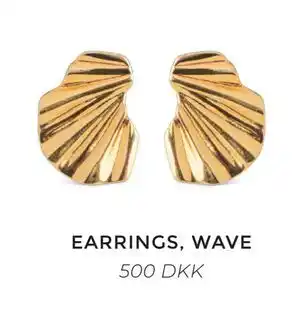 Vibholm EARRINGS, WAVE tilbud