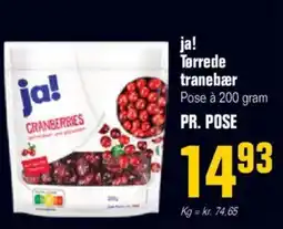 Poetzsch Padborg JA! Tørrede tranebær tilbud