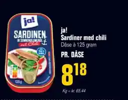 Poetzsch Padborg JA! Sardiner med chili tilbud