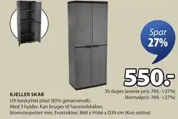 JYSK KJELLER SKAB tilbud